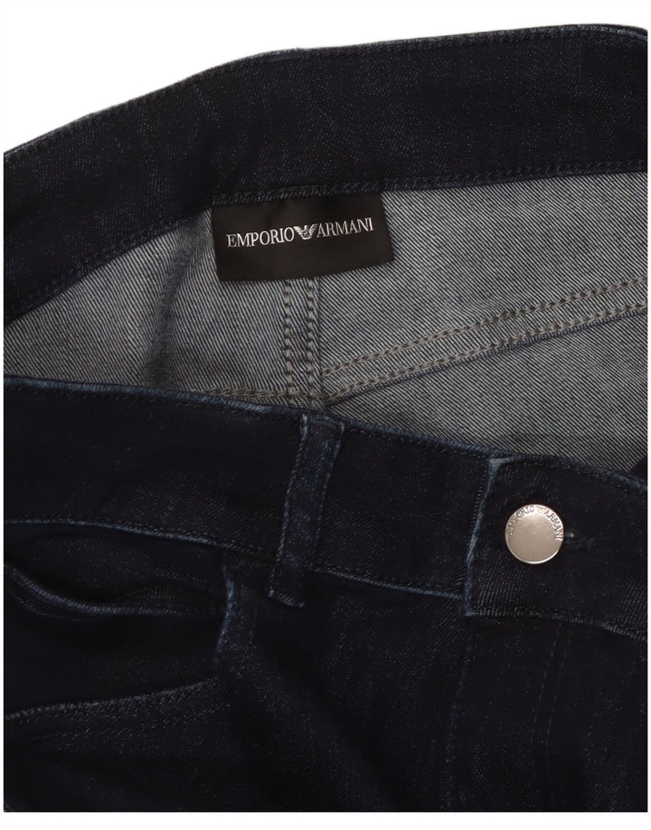 Emporio Armani Jean évasé Femme W30 L32 Bleu Marine