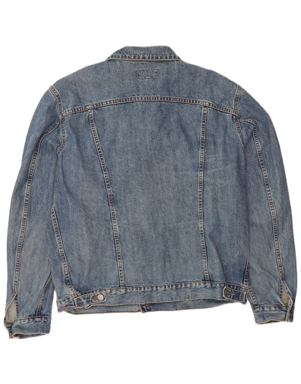 Carrera Veste en Jean Homme UK 44 2XL Bleu Coton