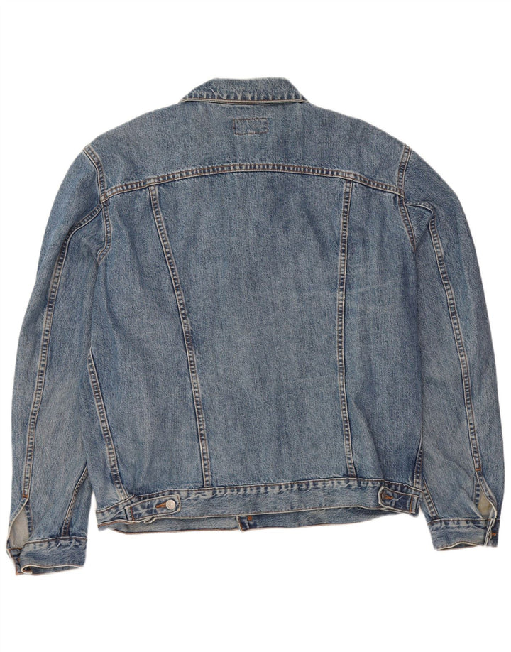 Carrera Veste en Jean Homme UK 44 2XL Bleu Coton