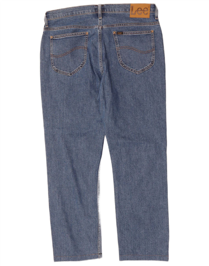 Lee Jean droit homme W34 L32 bleu coton