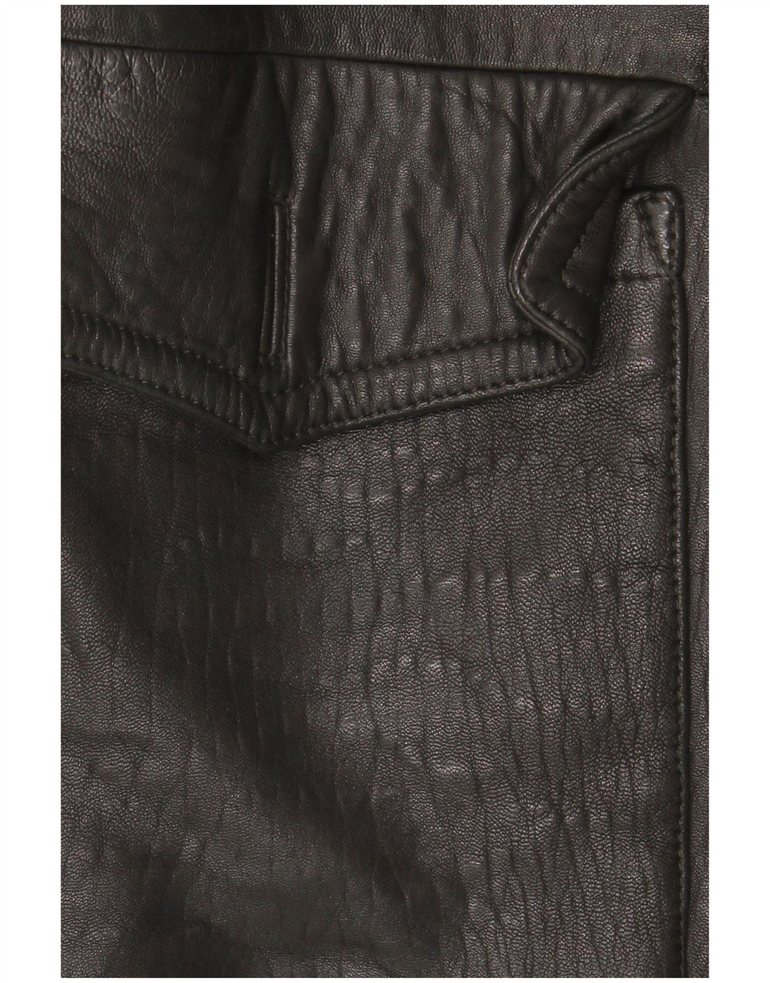 Henry Cottons Veste en cuir surdimensionnée pour femme IT 42 Cuir noir moyen