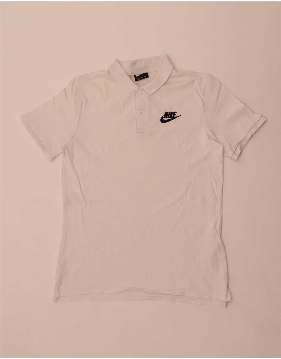 Nike Polo Homme Blanc Moyen Coton