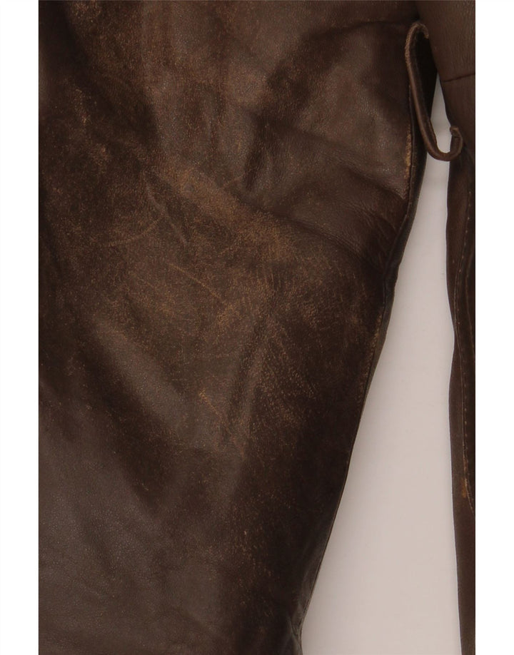 Veste en cuir homme vintage IT 52 XL Cuir marron