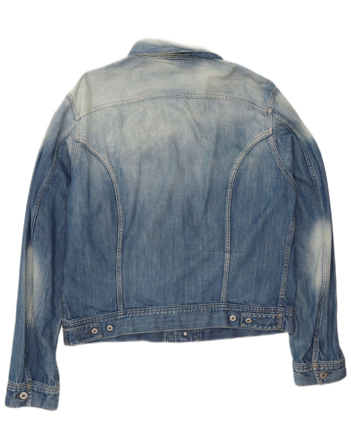 Diesel Veste en Jean Homme UK 42 XL Bleu Coton
