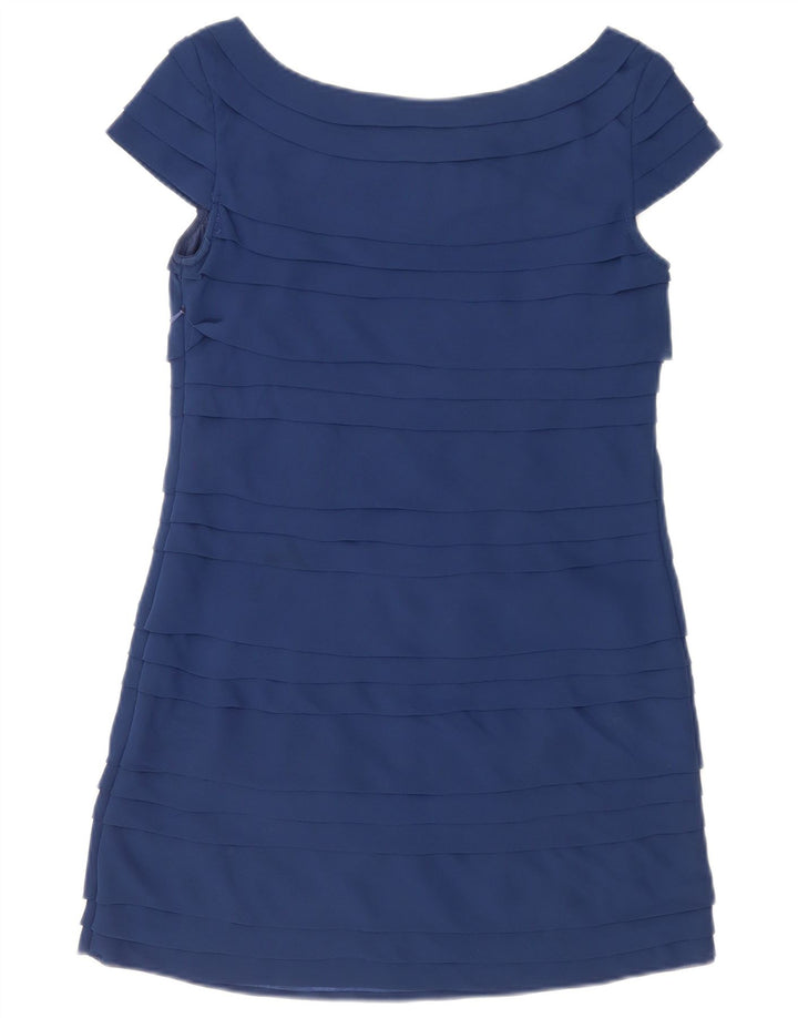 French Connection Robe fourreau pour femme UK 10 Petit Bleu Polyester
