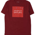 JULES Mens Graphic T-Shirt Top Medium Burgundy | Vintage Jules | Thrift | Second-Hand Jules | Used Clothing | Messina Hembry 