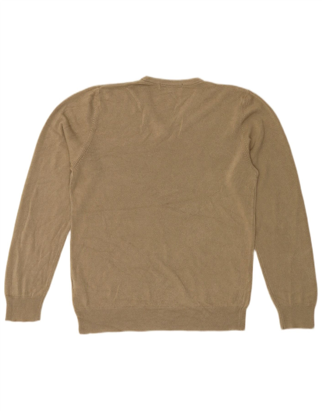 Marks & Spencer Pull Col V Homme Acrylique Beige Moyen
