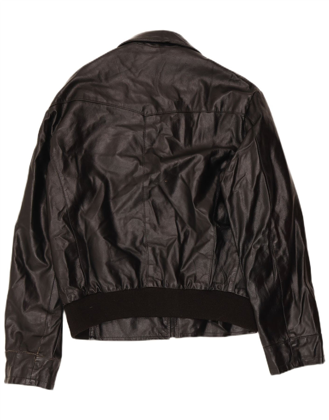 Veste en cuir homme vintage UK 42 XL Cuir noir