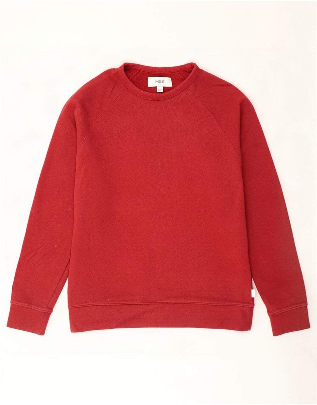Marks & Spencer Sweat-shirt pour homme en coton rouge Taille S