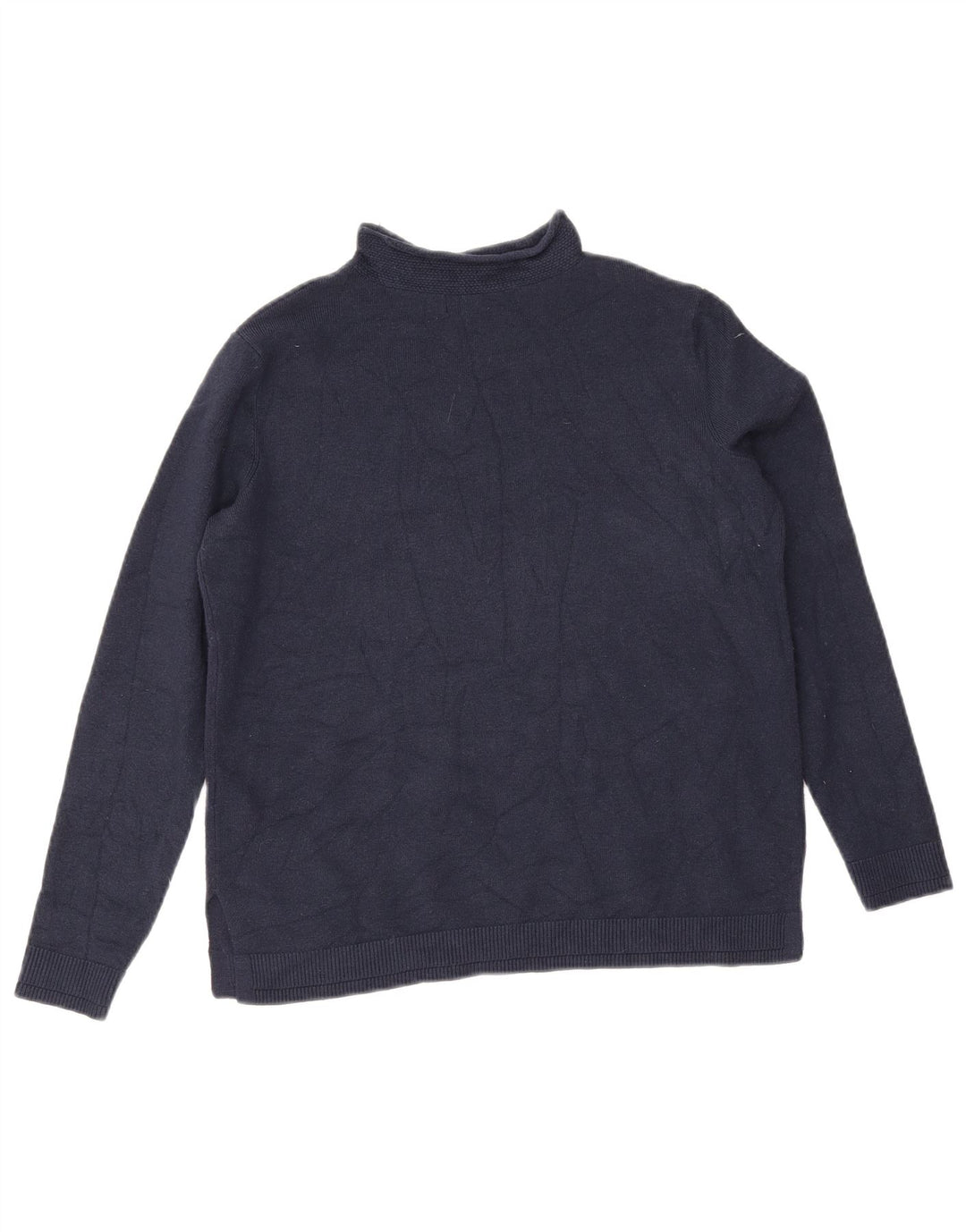 Marks & Spencer Pull col roulé pour femme UK 8 Small Bleu marine