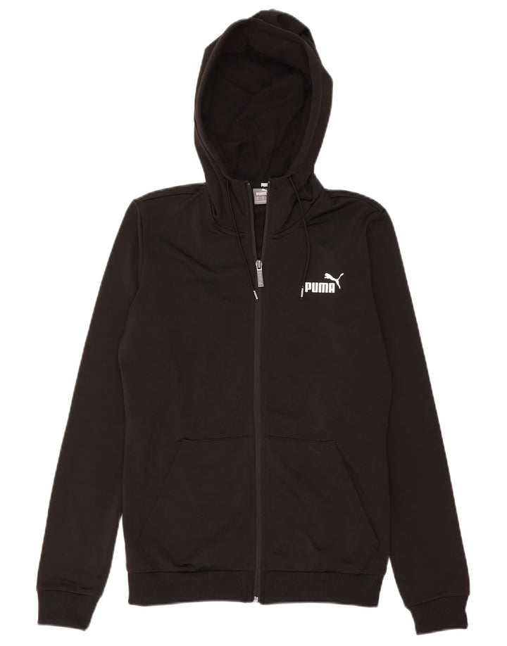 PUMA Sweat à capuche zippé pour homme XS Noir Polyester
