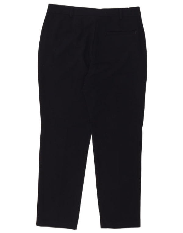 Marks & Spencer Pantalon de costume court pour femme UK 10 Small W30 L25 Bleu marine