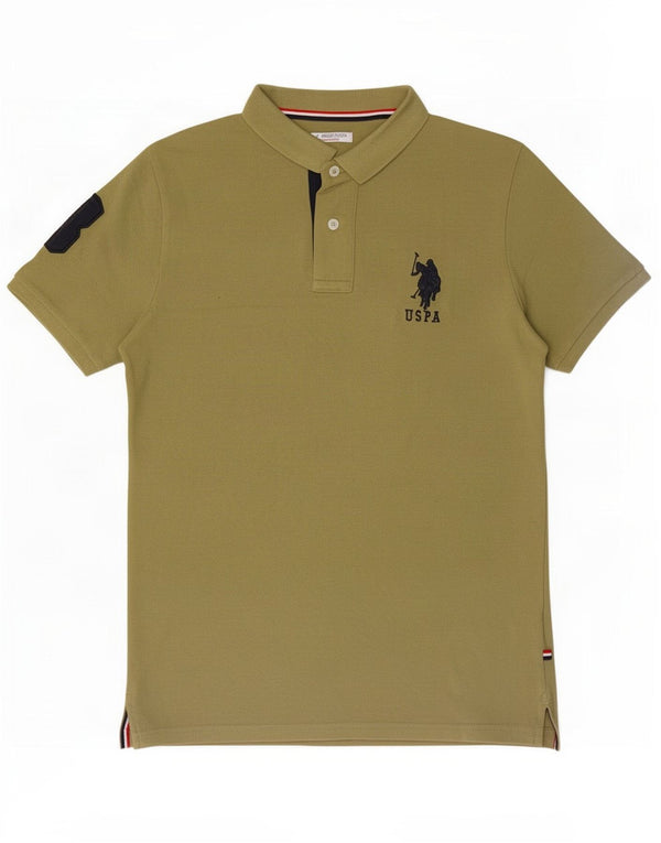 U.S. Polo Assn. Chemise Graphique Garçon 12-13 ans Kaki Coton