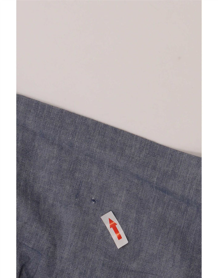 Jack & Jones Chemise pull coupe slim pour homme en coton moucheté bleu moyen