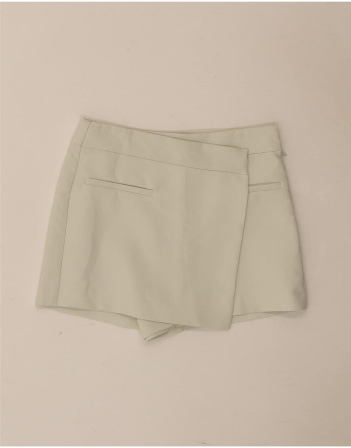 Zara Femme Jupe-short Hot Pants XS W25 Vert Polyester