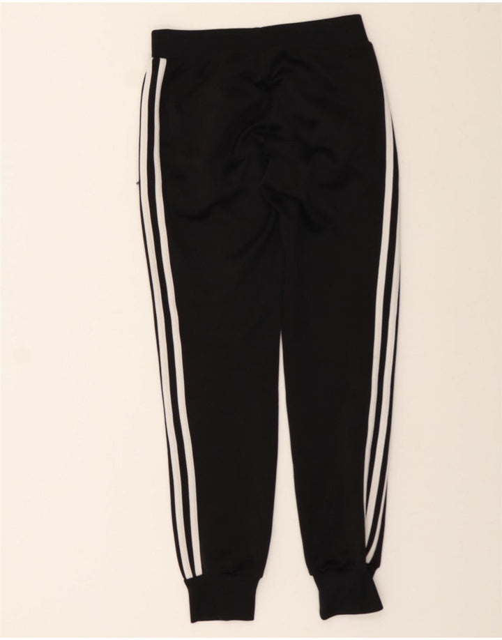 ADIDAS Womens Tracksuit Trousers Joggers UK 8 Small  Black Polyester Vintage Adidas and Second-Hand Adidas from Messina Hembry 