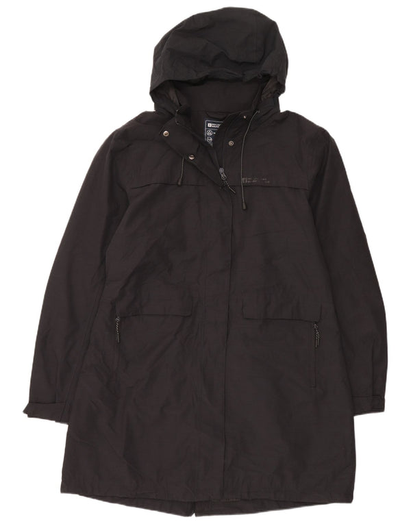 Mountain Warehouse Parka à capuche pour femme UK 18 XL Noir Coton