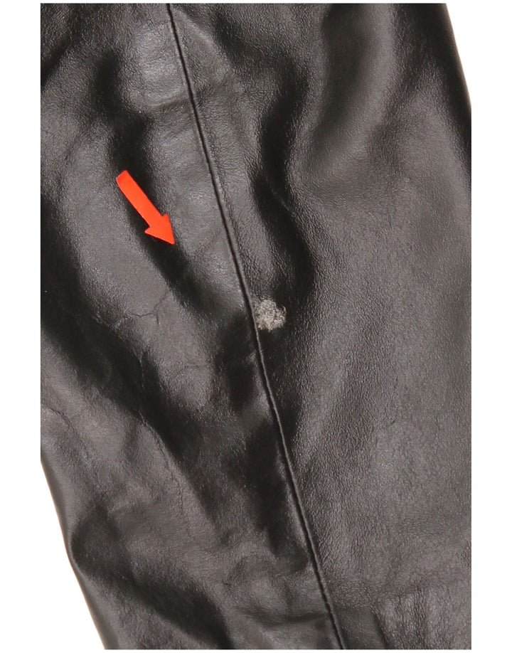 Mitici Anni Veste en cuir pour homme UK 38 Cuir noir moyen