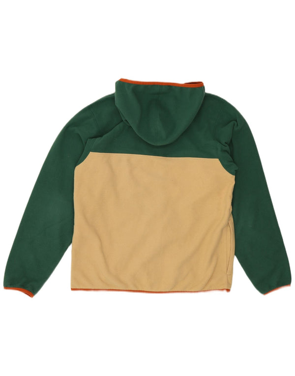 Patagonia Veste polaire à capuche pour garçon 13-14 ans XL Vert Colorblock