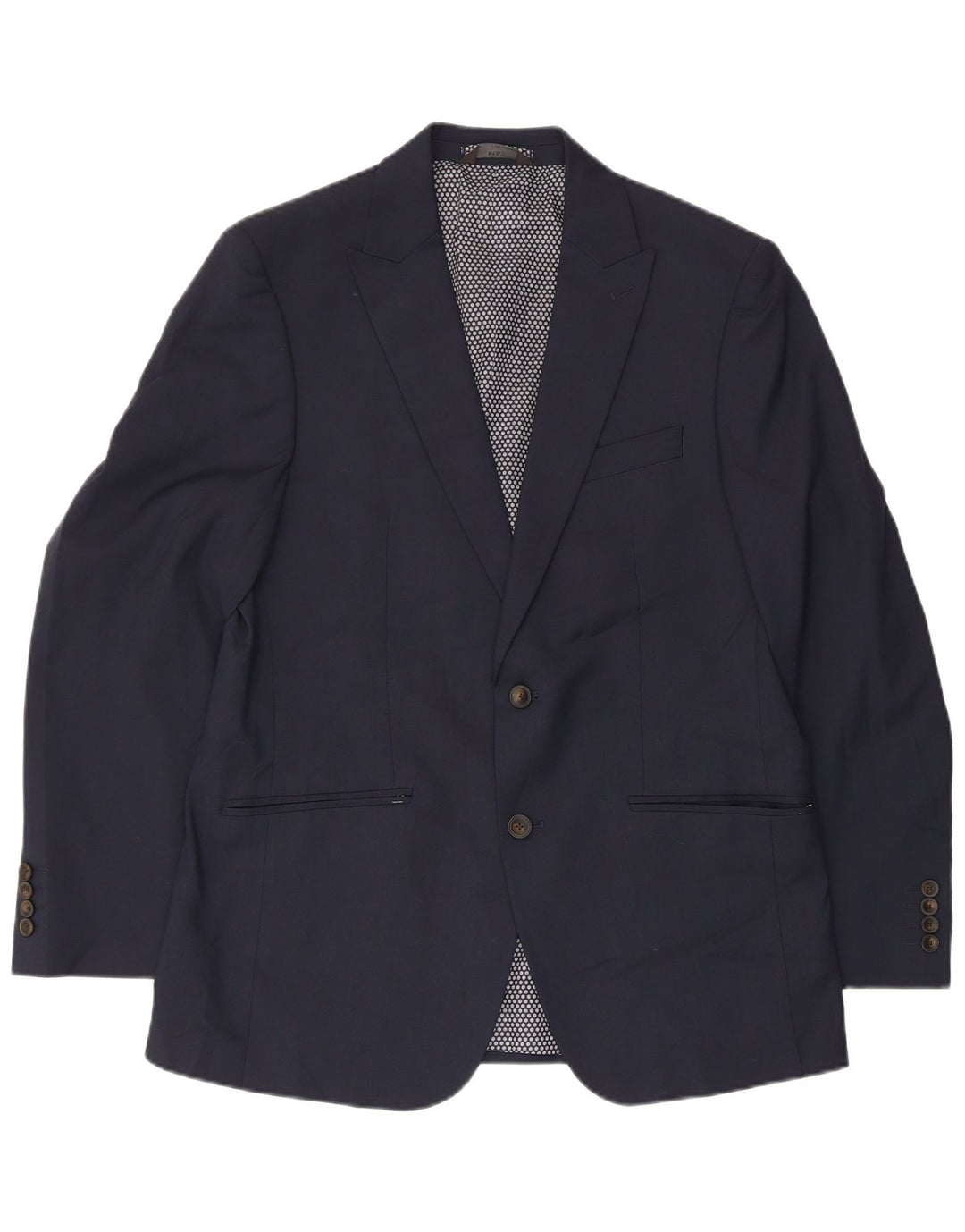 Marks & Spencer Veste blazer à 2 boutons pour homme UK 40 Large Bleu marine Polyester