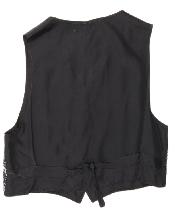 gilet femme vintage IT 46 Grand Floral Multicolore
