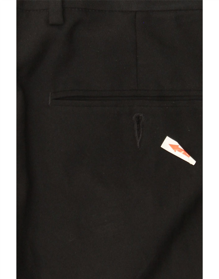 MARKS & SPENCER Pantalon de costume coupe classique pour homme W36 L33 Noir Polyester