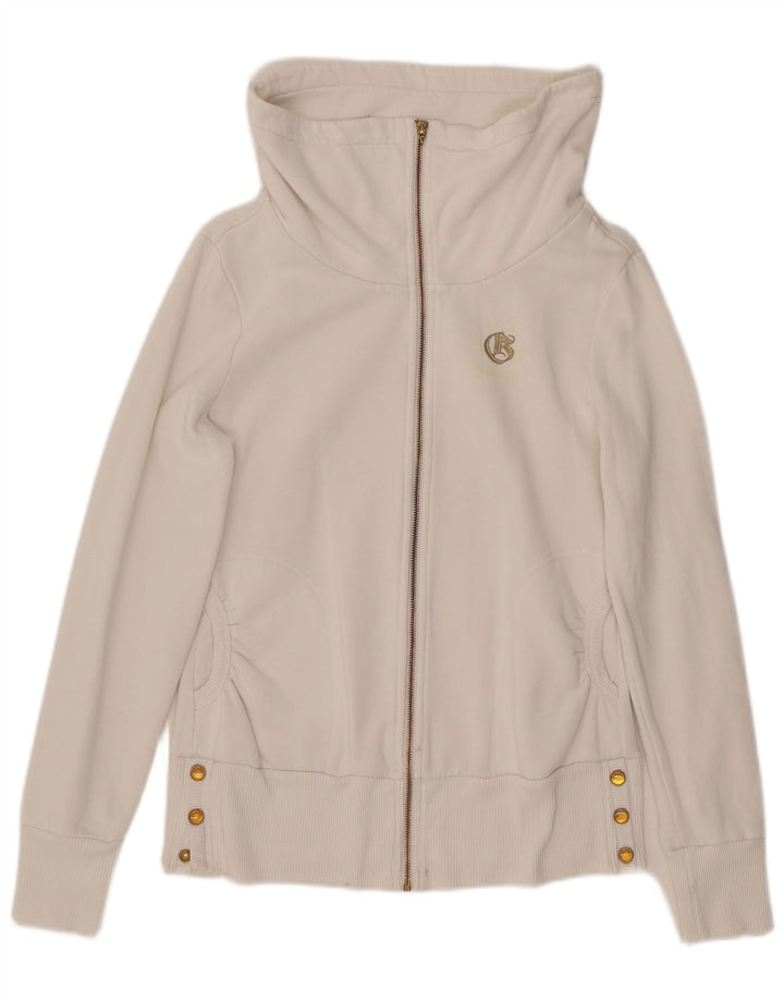 Guess Veste de survêtement pour femme UK 18 XL Blanc Coton