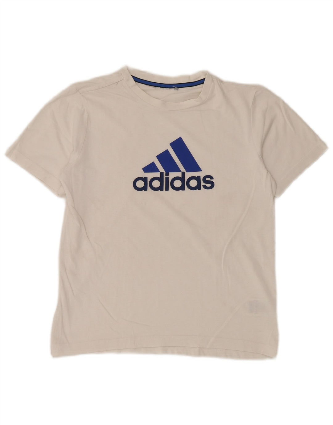 Adidas T-shirt graphique pour hommes, petit, blanc, coton, sport