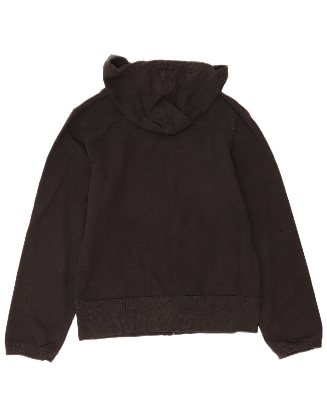 Reebok Pull à capuche zippé pour femme UK 12 Noir moyen