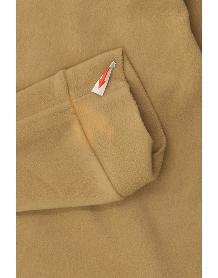 Champion Pull polaire à col zippé pour homme XL Beige Polyester
