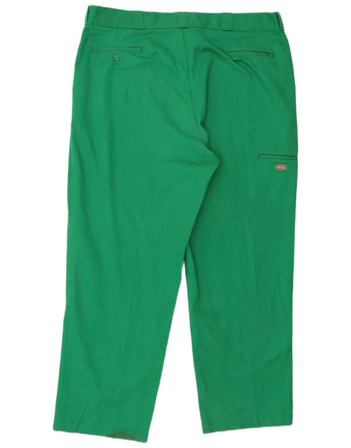 Dickies Pantalon Cargo Droit Homme W44 L32 Vert Polyester