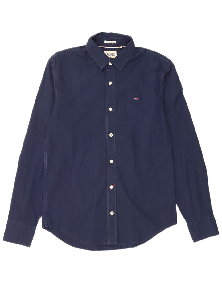 TOMMY HILFIGER Chemise Homme Bleu Marine Moyen Coton