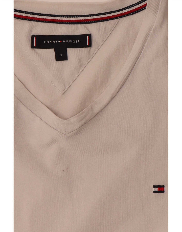 Tommy Hilfiger T-Shirt Homme Petit Blanc Coton