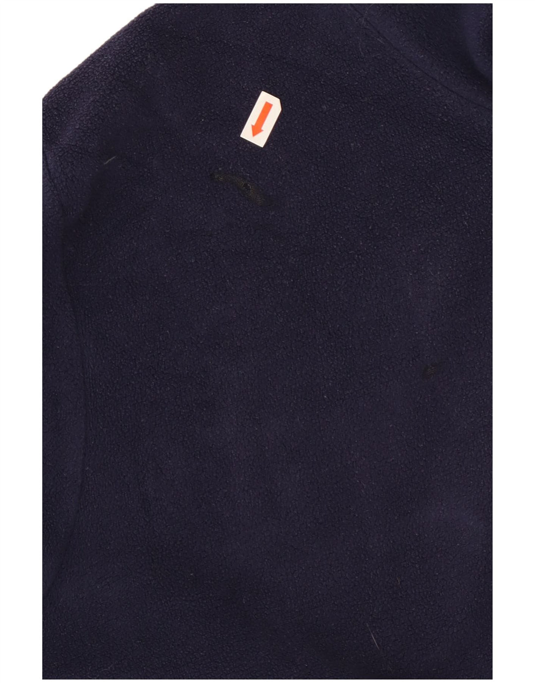 Kappa Pull polaire à col zippé pour homme, grand, bleu marine, polyester