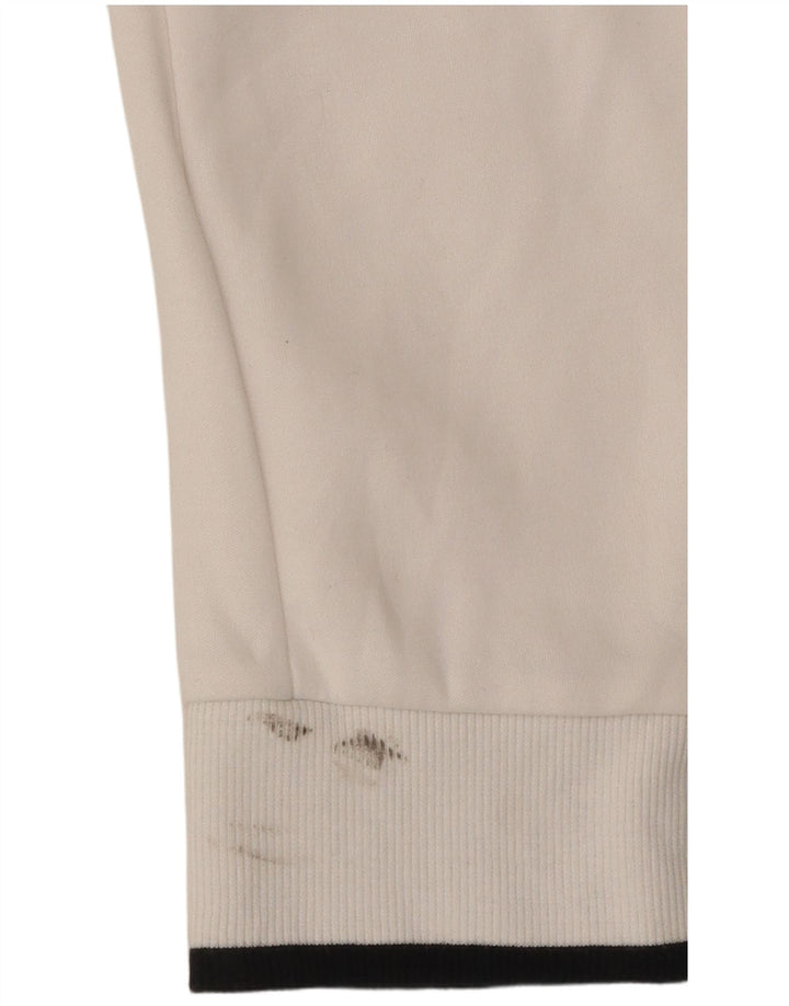 Puma Sweat-shirt graphique pour femme UK 10 Petit coton blanc