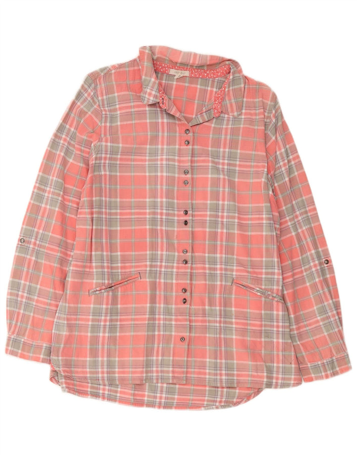 Chemise Femme White Stuff UK 16 Grand Coton à Carreaux Rose