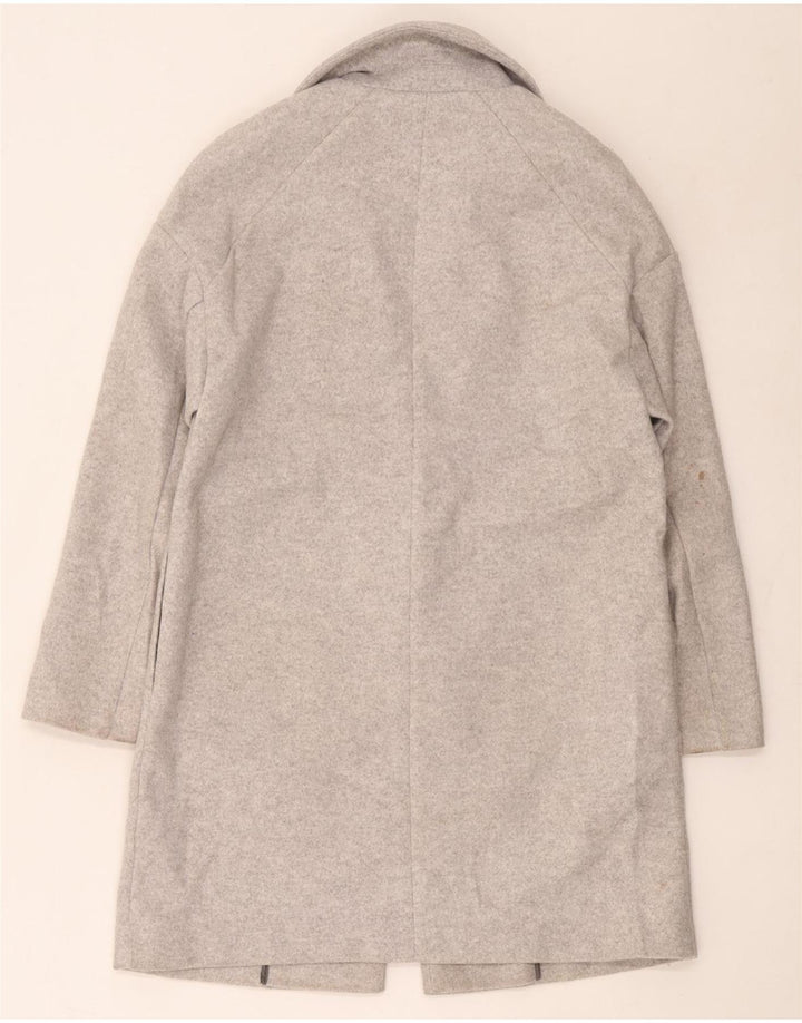 Topshop Manteau surdimensionné pour femme UK 8 Small Gris Polyester