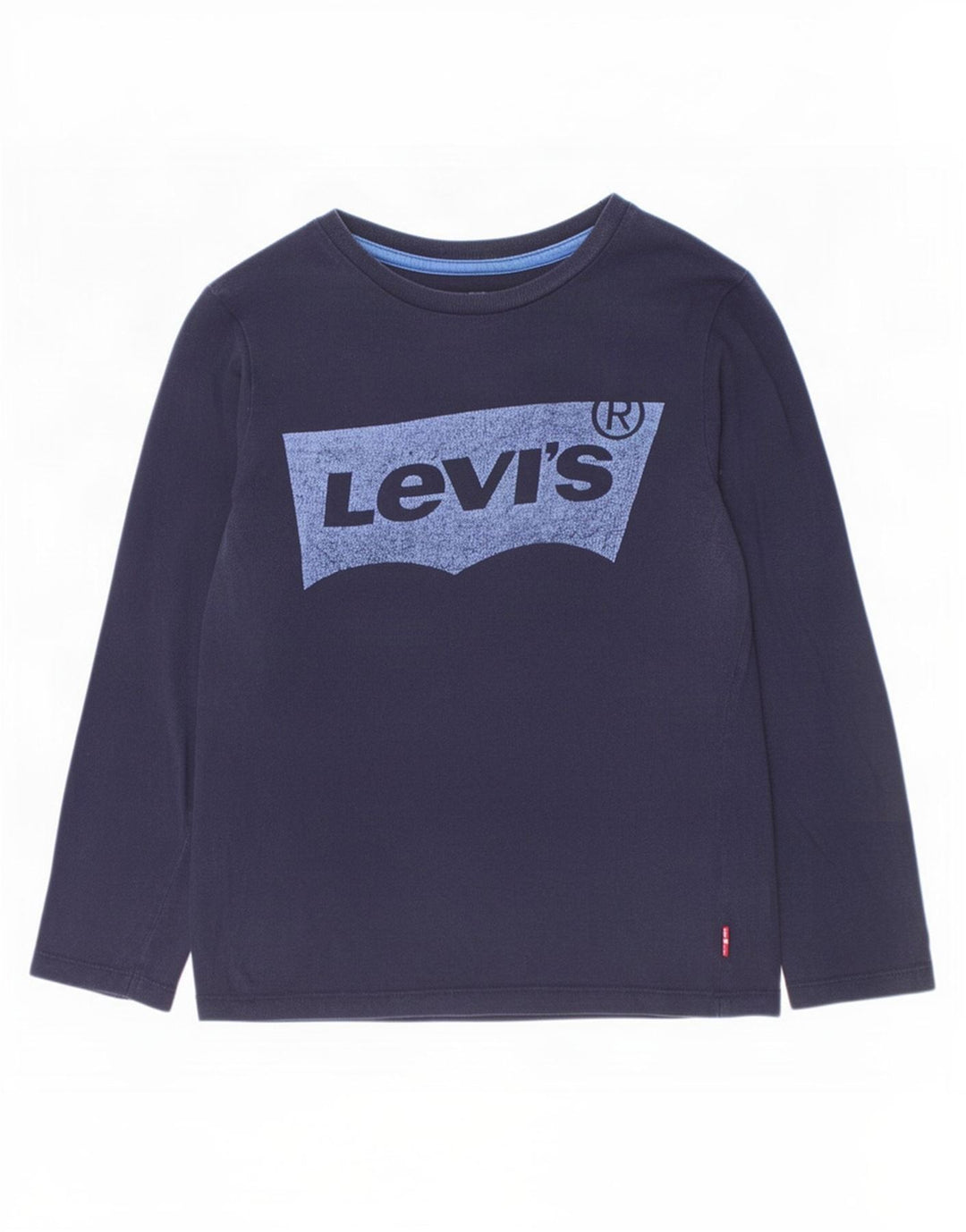 Levi's Haut graphique à manches longues pour garçon 9-10 ans Bleu marine Coton