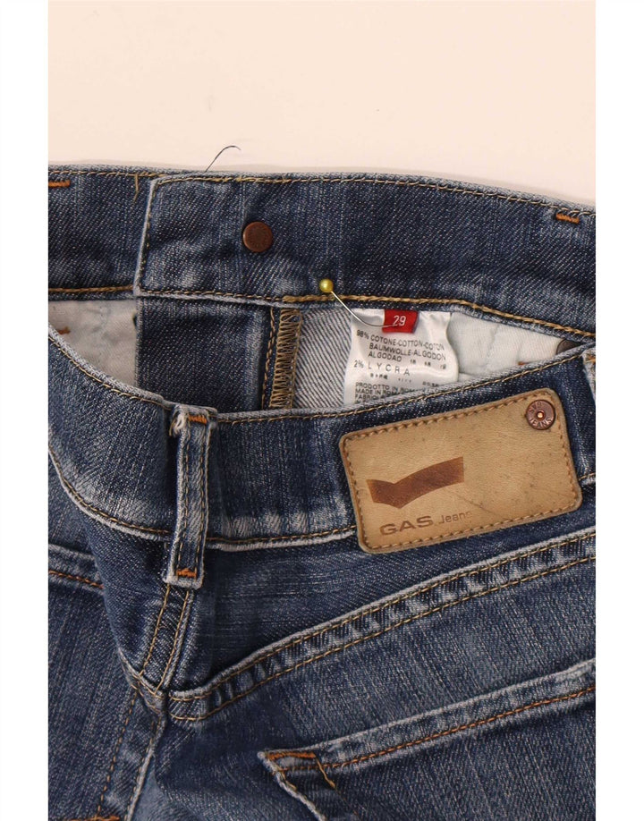 Gas Jean Bootcut Femme W29 L34 Bleu Coton
