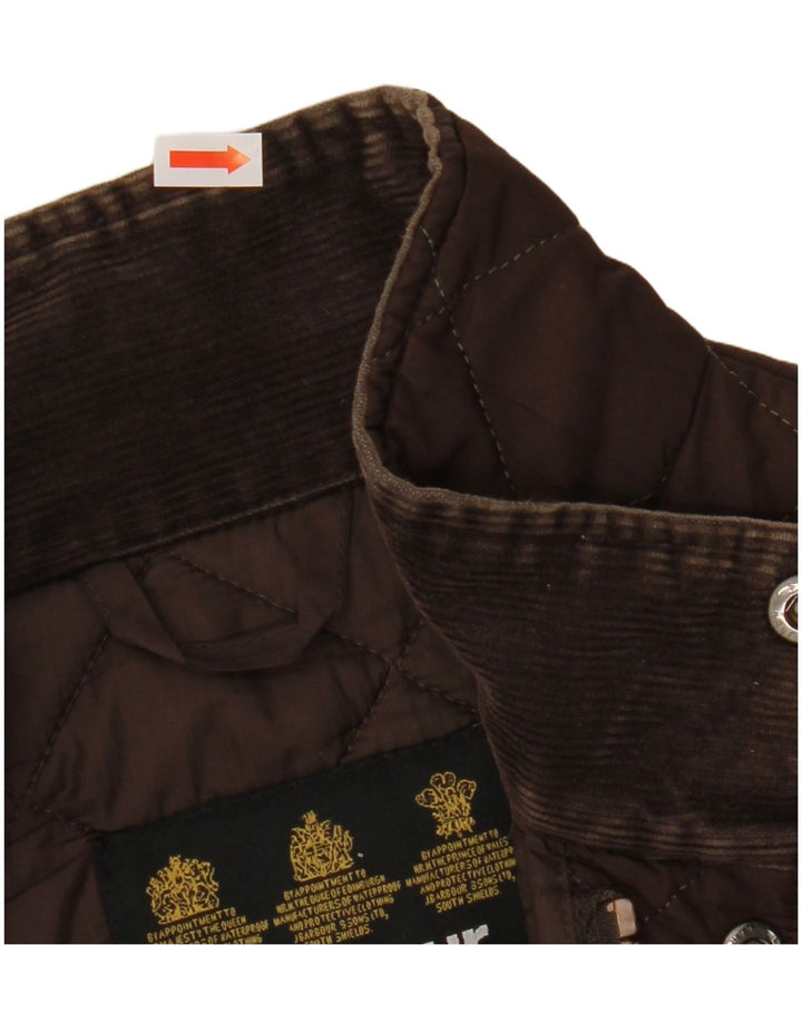 BARBOUR Veste matelassée pour homme UK 40 Large Marron Polyester