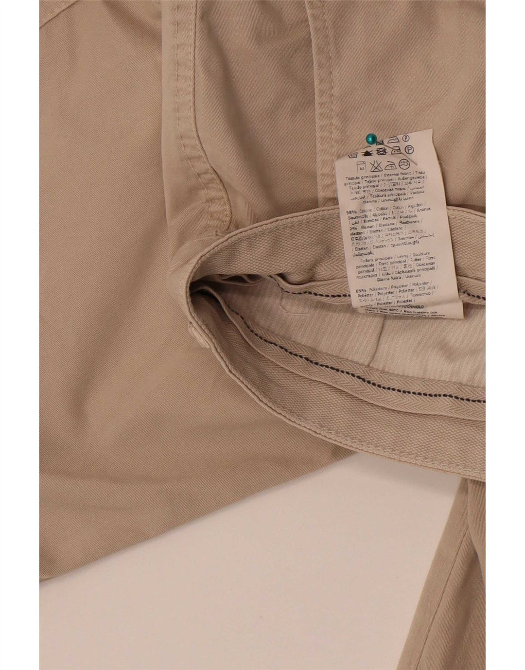 Liu Jo Short Cargo Homme IT 46 Petit W30 Coton Beige