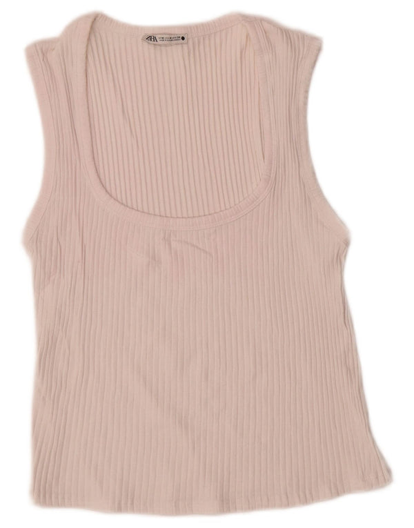 Zara Femme Débardeur UK 12 Medium Off White