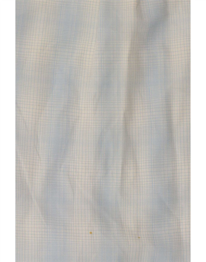 Pierre Cardin Chemise à manches courtes pour homme Bleu moyen à carreaux