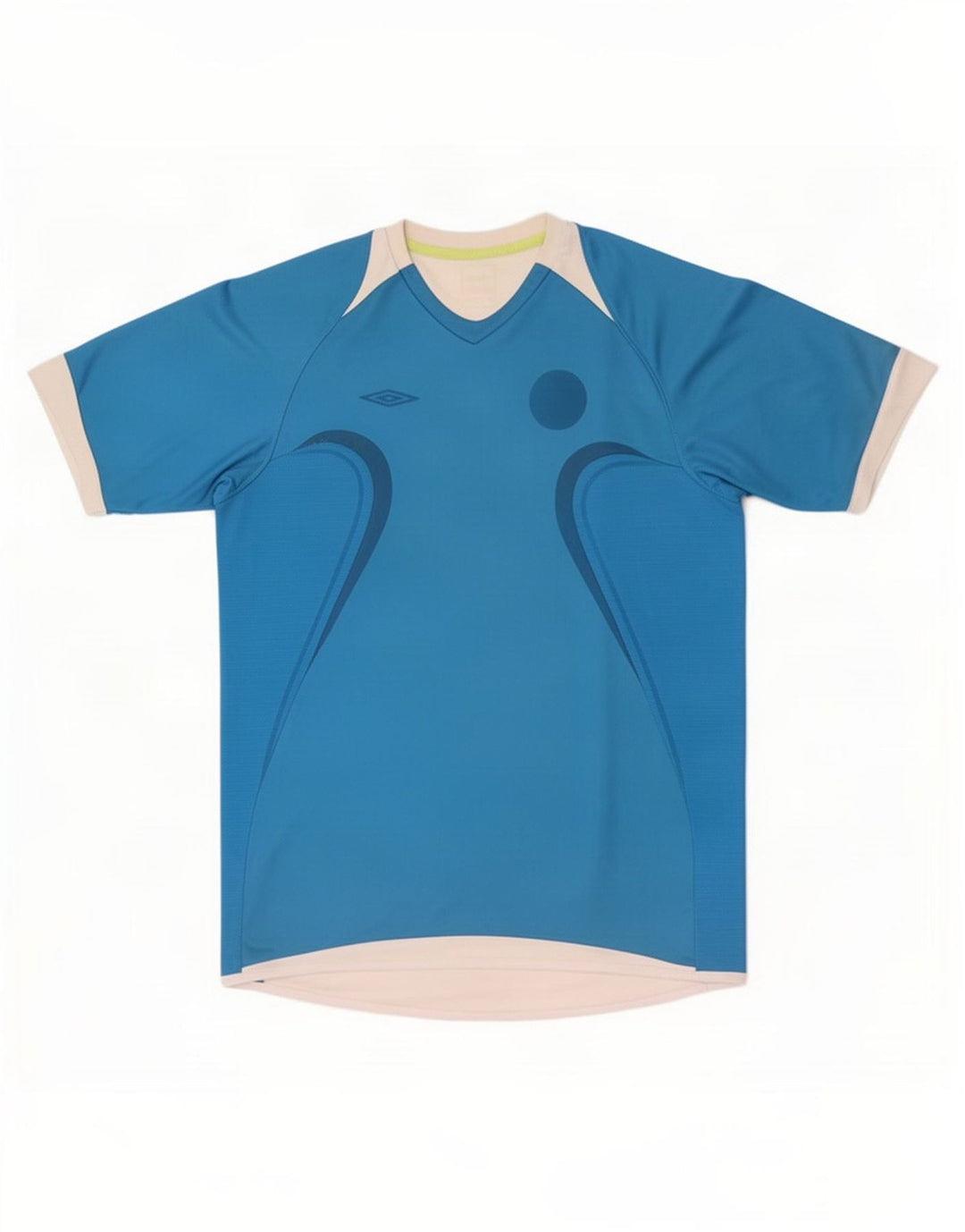 Umbro T-Shirt Homme Bleu Moyen Colorblock Polyester