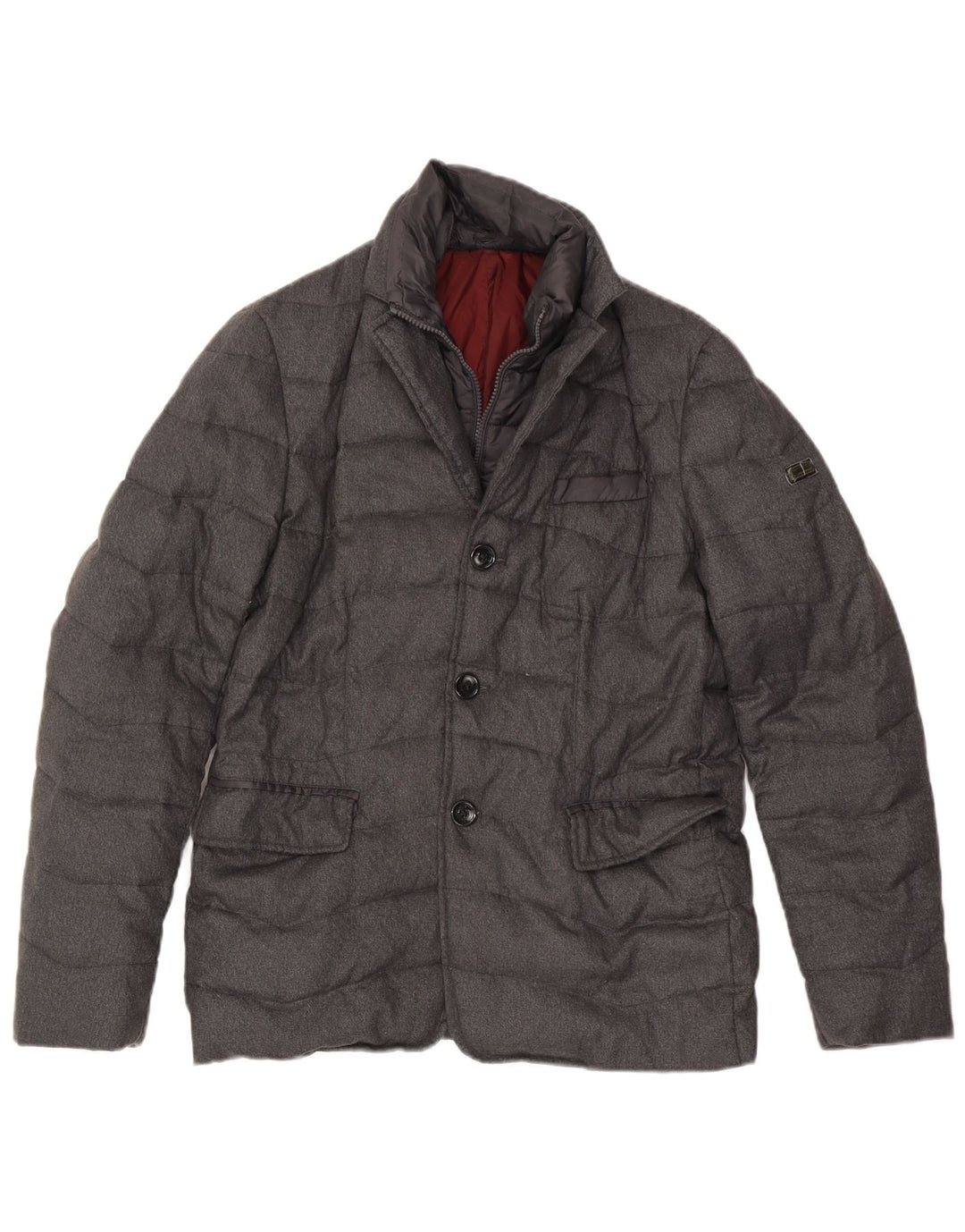Gas Veste matelassée homme UK 36 Small Gris Polyamide