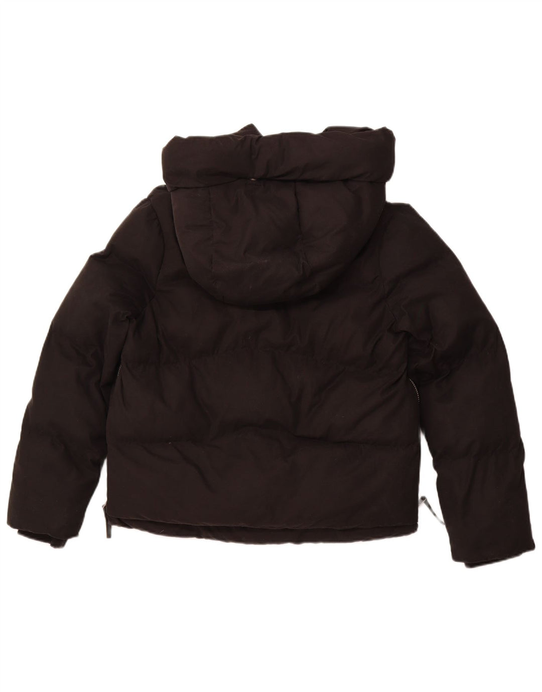 ALL SAINTS Veste matelassée à capuche pour femme UK 10 Small Noir Polyester