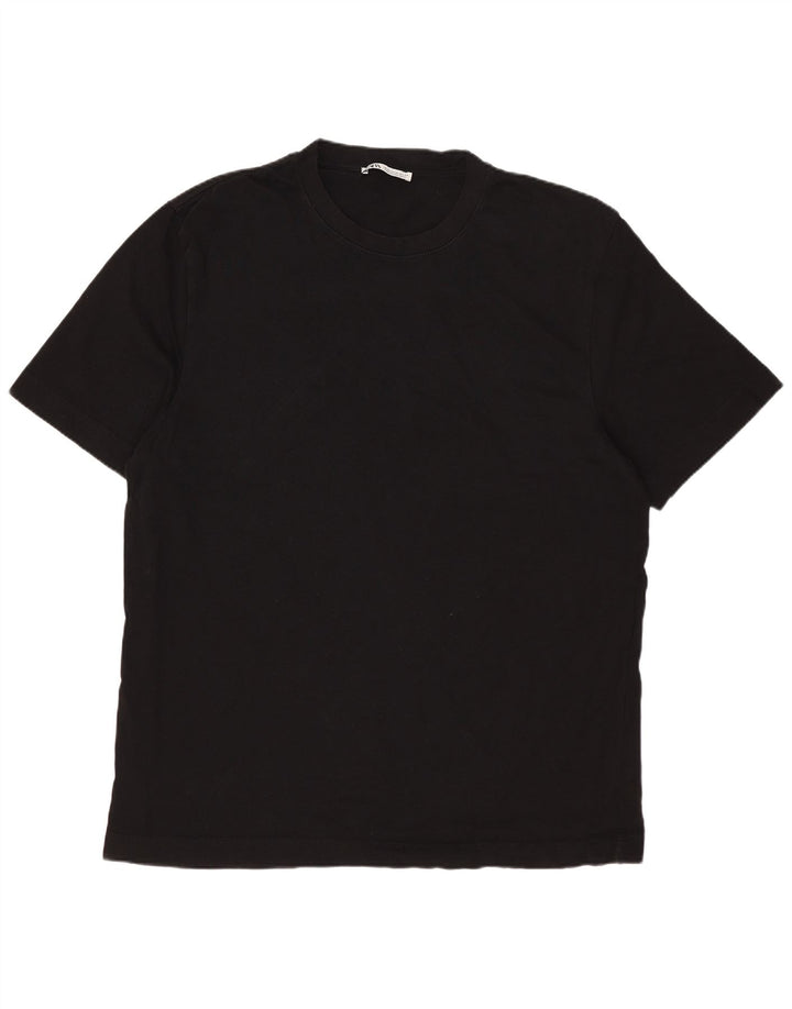 ZARA Homme T-Shirt Top XL Noir Coton