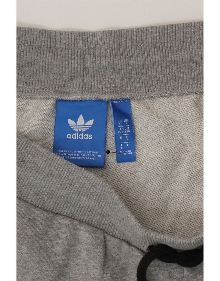 Adidas Short de sport pour homme, grand, gris moucheté