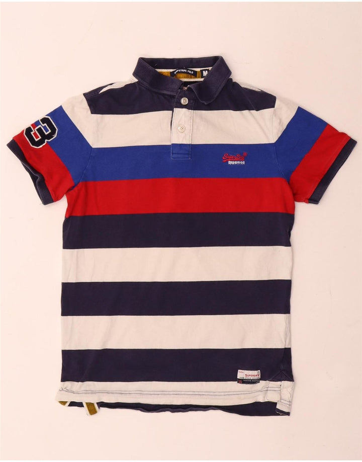 Superdry Polo Graphique En Coton Rayé Multicolore Moyen Homme