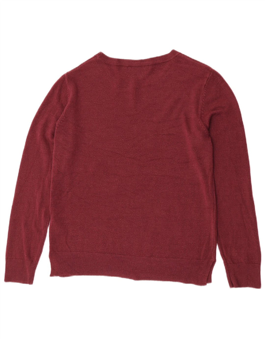 Marks & Spencer Pull col bateau pour femme UK 12 Acrylique marron moyen